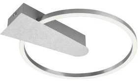Plafoniera LED Nico Ø 29.5 cm argento IP20, 980 lumen