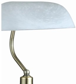 GLOBO 2492 - Lampada da tavolo ANTIQUE 1xE27/60W bianco-patina