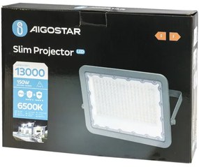 Aigostar - Riflettore LED LED/150W/230V grigio 6500K IP65