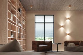 Applique in Legno Naturale da parete QUAD G9 da interno