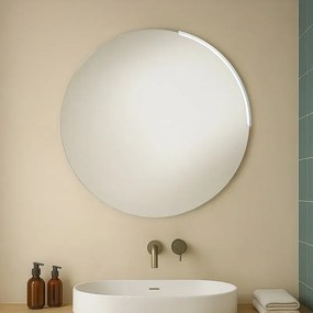 Specchio bagno rotondo con luce a led integrata da 70cm