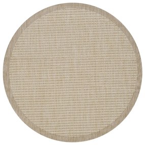 Tappeto da interno/esterno rotondo beige ø 200 cm Giza 1410 – Ayyildiz Carpets