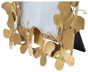 Cornice in metallo color oro 28x30,5 cm Butterfly - Mauro Ferretti