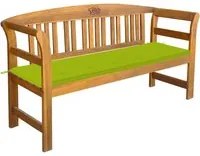 Panca da Giardino con Cuscino 157 cm in Massello di Acacia cod mxl 45998