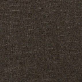 Poggiapiedi marrone 60x60x36 cm in tessuto e similpelle