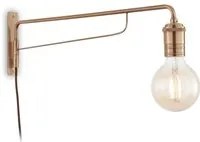 Lampada da parete ottone L 40 x H 160 x P 625 mm