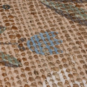 Tappeto tessuto a mano in misto juta di colore naturale 120x170 cm Arriana - Flair Rugs
