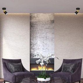 Faretto JOKER 1xGU10/25W/230V nero/oro