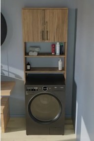 Mobile Coprilavatrice A Colonna 2 Ante 2 Vani 65x27x185 Window Rovere