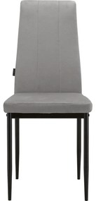 Sedie da pranzo colore grigio in velluto set di 2 pz Kelly - Støraa