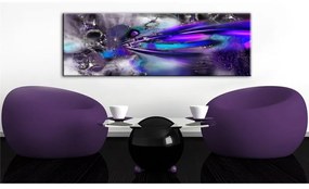 Quadro Purple Comet  Colore colorful, Dimensioni e Misure 135x45