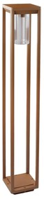 Paletto Lanterna CORTEN 100cm E27 - SERIE VIMO -