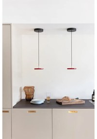 Lampada a sospensione a LED rossa con paralume in metallo ø 15 cm Asteria Micro - UMAGE