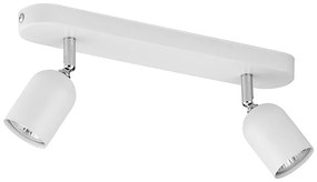 Faretto TOP 2xGU10/10W/230V bianco
