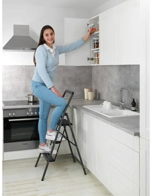 Gradini grigi compatti, altezza 114,5 cm - Wenko