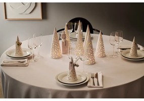 Portacandele natalizio bianco in bone china, altezza 30 cm Nobili - Kähler Design