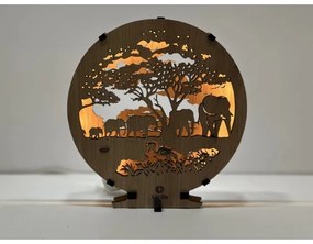 Li-Go 23610/DUB2 - Lampada decorativa da tavolo dimmerabile a LED LED/12W/230V 20x22 cm rovere