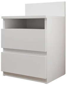 Comodino MALWA 59x40 cm bianco