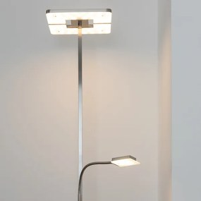 Eglo 33182 -Lampada da terra dimmerabile a LED SOLANO 1xLED/26W/230V+1xLED/3,2W cromo