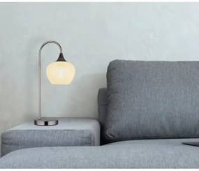 Globo 15548TK - Lampada da tavolo MAXY 1xE27/40W/230V bianco/antracite