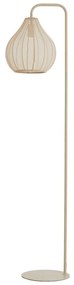 Lampada da terra beige con paralume in tessuto (altezza 156,5 cm) Elati - Light &amp; Living