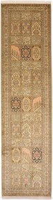 Cashmere Silk Tappeto 80x310 (Indian) Annodato A Mano