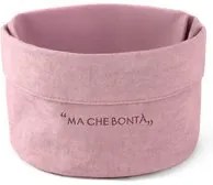 Cestino malva 27x17x10 cm con scritta