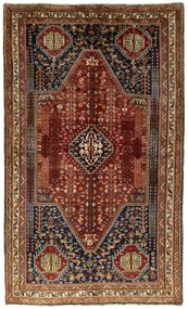 Shiraz Tappeto 150x260 Rosso (Iran) Annodato A Mano