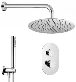 Set doccia incasso completo con soffione 20 slim e kit doccia Gemma
