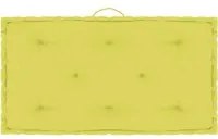 Cuscino per Pallet e Pavimento Verde Mela 73x40x7 cm in Cotone 324688