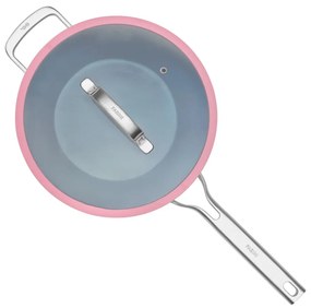 Padella wok con coperchio/con superficie in ceramica ø 28 cm Meda 3.0 – FABINI