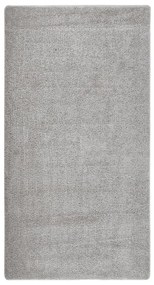 Tappeto Shaggy Grigio Chiaro 80x150 cm Antiscivolo