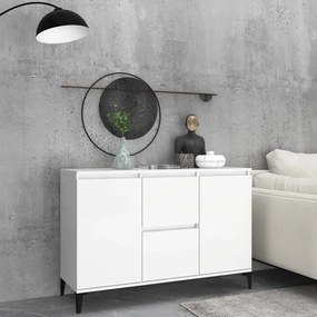 Credenza bianca 104x35x70 cm in truciolato