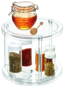 IDesign The Home Edit supporto rotante rotondo per contenitori a due livelli, ⌀ 24,1 cm - iDesign/The Home Edit