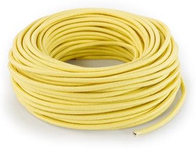 Cavo tessile H03VV-F 2 x 0.75 mm² L 50 m MERLOTTI giallo matassa