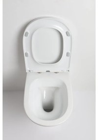Vaso WC sospeso KERASAN norim, sedile escluso P 55 x L 36.5 cm bianco