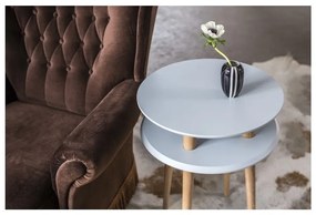 Tavolo contenitore bianco UFO, Ø 45 cm Ufo - Ragaba