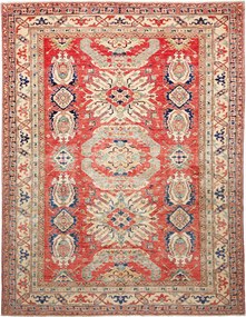 Kazak Tappeto 240 x 310 Rosso (Pakistan) Annodato A Mano
