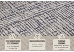 Passatoia grigia 80x200 cm Terrain – Hanse Home