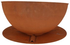 Caminetto con decoro arrugginito Moon - Esschert Design