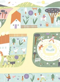 Coordonne Carta da parati panoramica Country Joy - Lemon