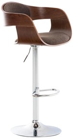Sgabello Bar Kingston Stoff: Comfort E Stile İn Un Design Esclusivo / Walnuss/braun