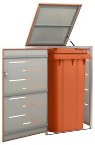 Copribidone per Spazzatura Singolo 69x77,5x115 cm Acciaio Inox