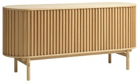 Cassettiera bassa in rovere naturale 160x73 cm Carno - Unique Furniture