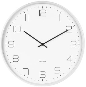 Orologio da parete bianco , ø 40 cm Lofty - Karlsson