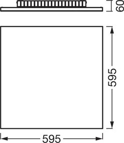 Osram - Pannello LED a montaggio superficiale PLANON LED/40W/230V 3000K 60x60 cm bianco