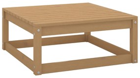 Set Salotto Giardino 7 pz Cuscini Antracite Legno Massello Pino