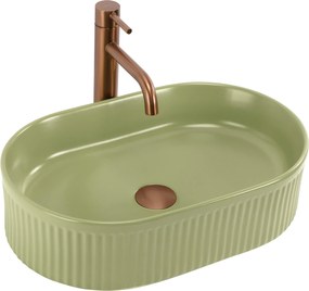 Lavabo da appoggio Rea Vanda Pistachio Matt