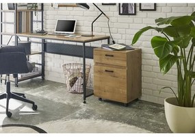 Cassettiera mobile per ufficio MIRANE, rovere