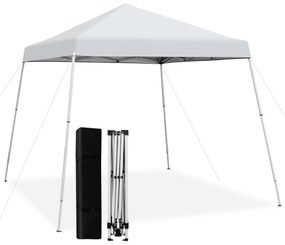 Costway Tenda a baldacchino 3x3m con borsa di trasporto UPF50+ protezione solare, Riparo ombra da esterno